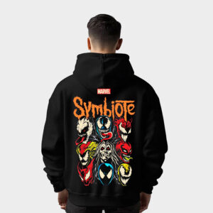 Symbiote Marvel - Graphic Printed Hoodie