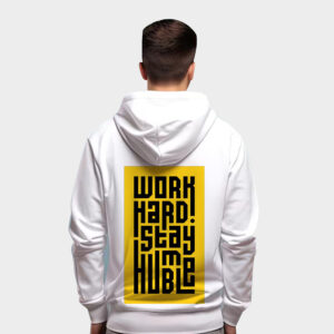 Work Hard Stay Humble Graphic Printed Hoodie