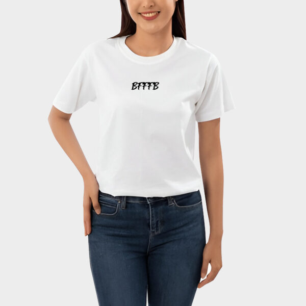 BEEF Butterfly Graphic Printed Oversized T - Shirt - Image 2