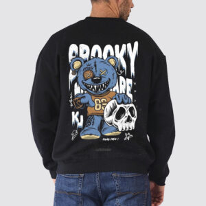 Evil Teddy Graphic Printed Sweatshirt