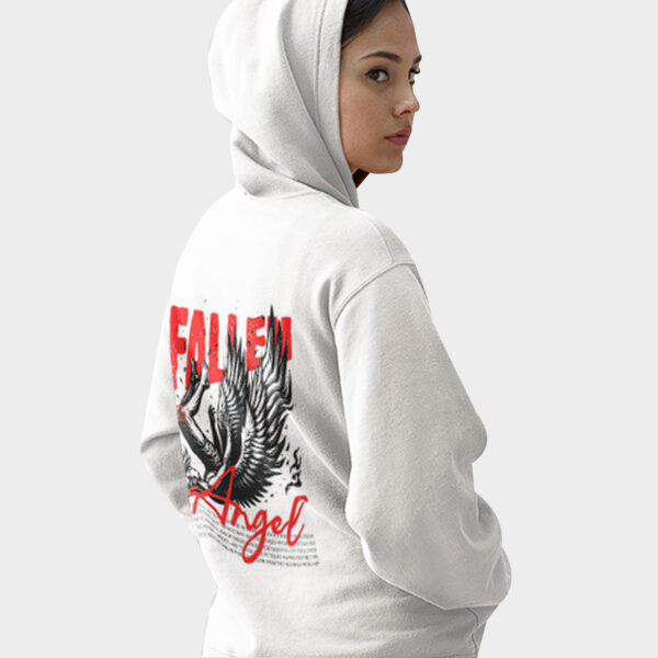 Fallem Angel Graphic Printed Hoodie 
