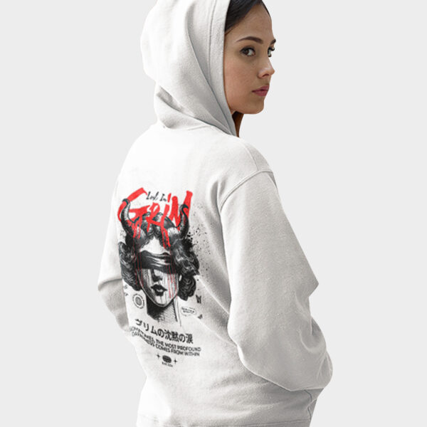 Lost In Grain Graphic Printed Hoodie 