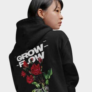 Grow Flow Graphic Printed Hoodie For Women's