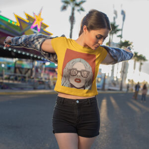 Fuck You Print Women's Crop top